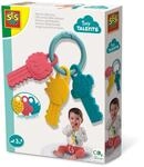 SES Creative Bei&szlig;ring Baby | Spielschl&uuml;ssel mit Tiere | Bei&szlig;spielzeug | F&ouml;rdert
