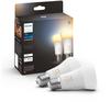 Philips Hue White Ambiance E27 LED Leuchten 2-er Pack, 2x1100, dimmbare LED...