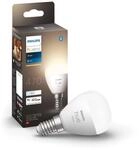 Philips Hue White E14 LED Lampe, Tropfenform, Einzelpack, dimmbar, warmwei&szlig;es...