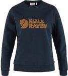 Fj&auml;llr&auml;ven Damen Logo Sweatshirt, Dark Navy, S