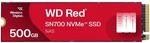 WD Red SN700 500GB NVMe SSD for NAS devices, with robust system responsiveness and