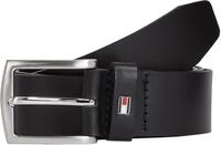 Tommy Hilfiger Herren G&uuml;rtel New Denton 3,5 cm Belt Lederg&uuml;rtel, Schwarz (Black),
