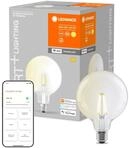 LEDVANCE Smarte LED-Lampe mit WiFi Technologie, Sockel E27, Dimmbar, Warmwei&szlig; (2400