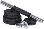 energetics Premium Kurzhantel-Set, Black, One Size, Schwarz, Einheitsgr&ouml;&szlig;e