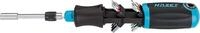 HAZET Bit Ratschen-Schraubendreher 810R-3 | integriertes Bithalter-Magazin mit...