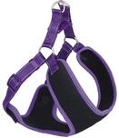 Nobby Geschirr Black Mesh Reflect, lila L: 33-41 cm + 37 cm, B: 10 mm, 1 St&uuml;ck
