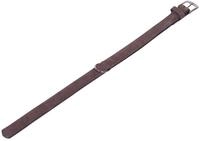 Nobby Halsband VELOURS, braun (Root), 42 cm (33-39 cm), 19/21 mm, 1 St&uuml;ck