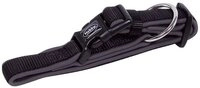 Nobby Halsband Classic Preno, schwarz/grau L: 20-30 cm, B: 15/20 mm, 1 St&uuml;ck