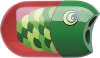 FABER-CASTELL - Doppelspitzdose Fisch inkl. Radiergummi | Dosenspitzer f&uuml;r