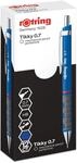 rOtring Tikky-Druckbleistift | HB 0,7 mm | blauer Schaft | 12er-Box