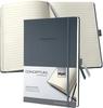 SIGEL CO649 Premium Notizbuch liniert, A4, Hardcover, grau, aus nachhaltigem...