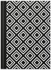 RNKVERLAG 46745 - Notizbuch „black & white Rhombus in DIN A5 dotted, mit 96...