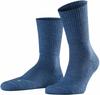 FALKE Unisex Socken Walkie Light U SO Wolle einfarbig 1 Paar, Blau (Light Denim