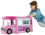 Barbie 3-in-1 Super Abenteuer-Camper mit Zubeh&ouml;r, Pool, umbaubarem Truck, Boots, 60