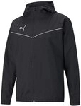 Puma Kinder teamRISE All Weather JKT Jr Windbreaker, Black White, 176