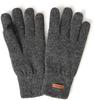 Barts Herren Haakon Glove Handschuhe, Grau (CHARCOAL 0021), Medium