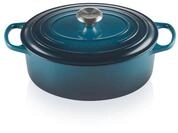 Le Creuset Signature Gusseisen-Br&auml;ter mit Deckel, &Oslash; 29 cm, Oval, F&uuml;r alle