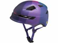 KED Unisex Jugend POP Fahrradhelm, Violett, M (52-56cm)