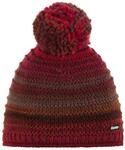 Eisb&auml;r M&uuml;tze Herren & Damen Mikata Pompon Rot - Unisex mit Fleece Futter sch&uuml;tzt
