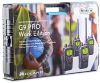 Midland G9 Pro 4er Kofferset C1385.05 PMR-Funkger&auml;t, schwarz