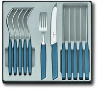 Victorinox Swiss Modern Besteck-Set f&uuml;r 6 Personen, 12-teilig, inkl. scharfe Messer