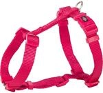 TRIXIE Premium H-Geschirr, XS&ndash;S: 30&ndash;44 cm/10 mm, Fuchsia