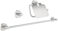 Grohe Essentials Bad-Set, 3-in-1, supersteel, 1 St&uuml;ck, 40775DC1