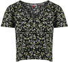 Tommy Jeans Damen TJW FLORAL Print Blouse Hemd, Blumenmuster, Large