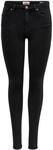 ONLY Damen Onlpower Life Mid Ph Up Sk Bb 3659 Noos Jeans, Schwarz, XL 30L EU