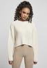 Urban Classics Damen Ladies Wide Oversize Sweater, Whitesand, S EU
