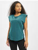 Urban Classics Damen TB3406-Ladies Basic Shaped Tee T-Shirt, Teal, XS