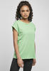 Urban Classics Damen Ladies Extended Shoulder Tee T-Shirt, ghostgreen, XXL