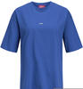 JJXX Women's JXANDREA SS Loose Every Tee NOOS T-Shirt, Blue Iolite/Print:White...