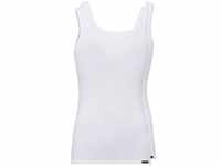 Skiny Damen Advantage Cotton Tank Top 2er Pack Unterhemd, Weiß (White 0500), 36