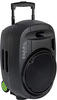 PORT15VHF-MKII - IBIZA - Tragbarer Lautsprecher 15"/800W MAX mit 2 Mikrofonen...