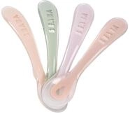 B&Eacute;ABA - Silikonl&ouml;ffel f&uuml;r Babys und Kleinkinder - 4er-Set - ab 8 Monaten - Weich -