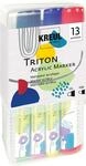 KREUL 17900 - Triton Acrylic Marker XXL + edge Powerpack, auf Wasserbasis,...