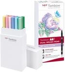 Tombow ABT-18P-5 Fasermaler Dual Brush Pen mit zwei Spitzen 18er Set,...