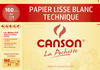 CANSON 200037104 technisches Zeichenpapier, DIN A4, 160 g/qm, weiß