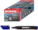 Kores - K-Marker XP2: Gr&uuml;ne Permanent Marker Stifte, Keilspitze mit wasserfester und