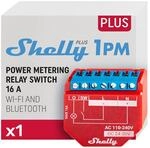 Shelly Plus 1PM | WLAN & Bluetooth Relais Schalter mit Strommessung - 16A 
