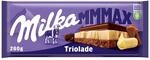 Milka Mmmax Triolade &ndash; Alpenmilch-Schokolade mit wei&szlig;er und dunkler Schokolade &ndash;