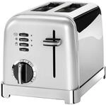 Cuisinart 2-Scheiben-Toaster | Breite Schlitze, ideal f&uuml;r dickes Brot und Bagels | 6