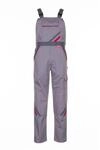 Planam 2331044 Highline Latzhose, Zink/Schiefer/Rot, Gr&ouml;&szlig;e 44