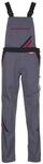 Planam Highline Damen Latzhose Schiefer/schwarz/rot, Gr&ouml;&szlig;e 46
