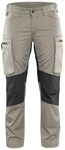 Blakl&auml;der Damen-Bundhose "Stretch" stein, 1 St&uuml;ck, C34, steingrau / schwarz,