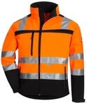 Nitras MOTION TEX VIZ Warnschutz Softshell-Jacke I Arbeitsjacke mit 3M