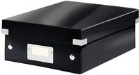 Leitz Click & Store Aufbewahrungsbox mit Deckel Klein, Box mit Trennw&auml;nden f&uuml;r