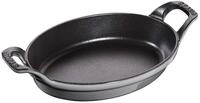 STAUB Ofenform/Servierplatte/Auflaufform, oval mit 2 Griffen, 21 cm, 0,7 L,