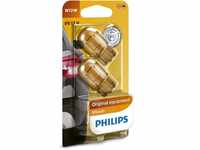 Philips 12071B2 Glassockellampe WY21W, 2-er Set Blister